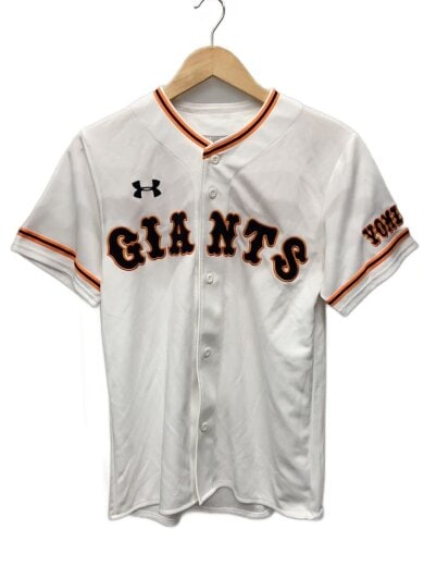 商品画像：スポーツウェアー/XS/WHT/GIANTS/坂本勇人選手/6/汚れ 1