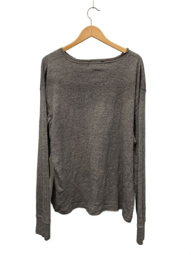 商品画像：ヘンリーネックカットソー/XXL/ウール/GRY/無地 2