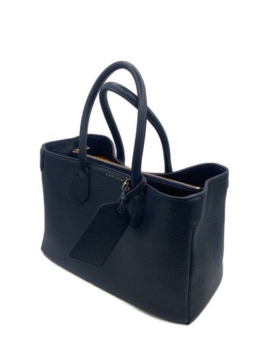 商品画像：トートバッグ/レザー/NVY/無地 2