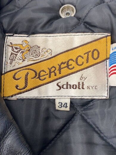 商品画像：ダブルライダースジャケット/34/レザー/BLK/無地 3