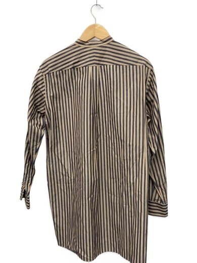 商品画像：長袖シャツ/1/コットン/BEG/ストライプ/J03-02002 2