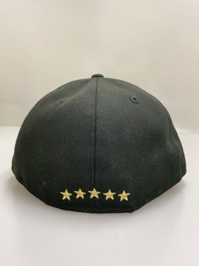 商品画像：キャップ/7 1/2/コットン/BLK/メンズ 3