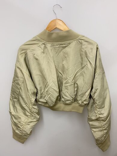 商品画像：ジャケット/FREE/ナイロン/BEG/0125106610020/REVERSIBLE BOLERO MA-1// 2