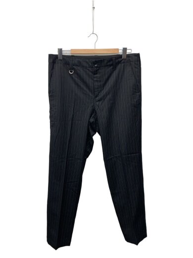 商品画像：ストレートパンツ/4/ポリエステル/BLK/ストライプ/UE-212003 1