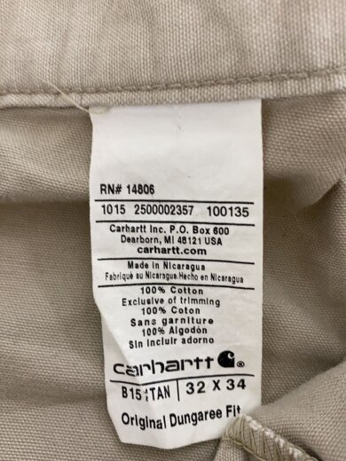 商品画像：ボトム/32/コットン/BEG/originaldungareefit// 5