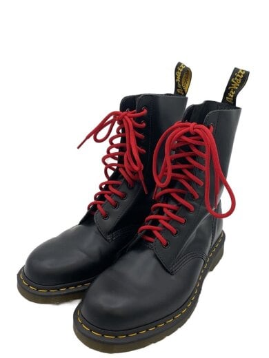 商品画像：レースアップブーツ/--/BLK/レザー/1490 2