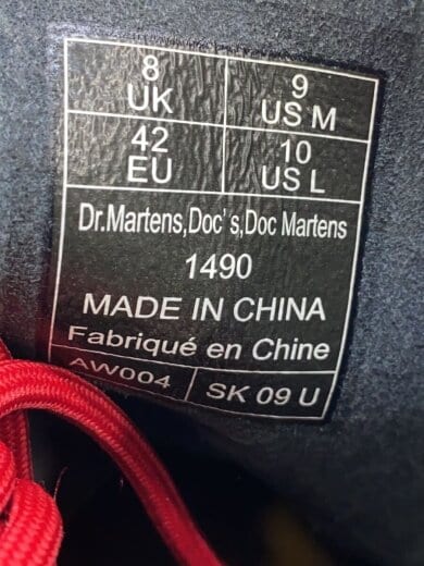 商品画像：レースアップブーツ/--/BLK/レザー/1490 5