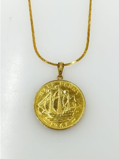 商品画像：ネックレス/--/GLD/トップ有/メンズ 4