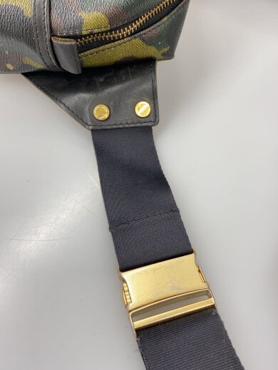 商品画像：ショルダーバッグ/レザー/GRN/カモフラ 7