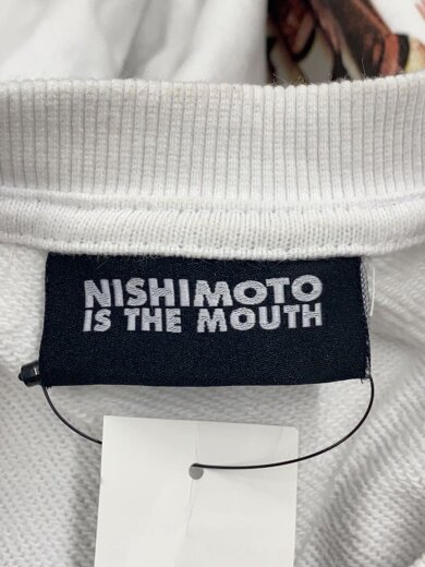商品画像：スウェット/M/コットン/WHT/プリント/小さいシミ汚れ有// 3