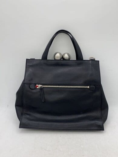 商品画像：ハンドバッグ/レザー/BLK/ショルダーの紐欠品 3