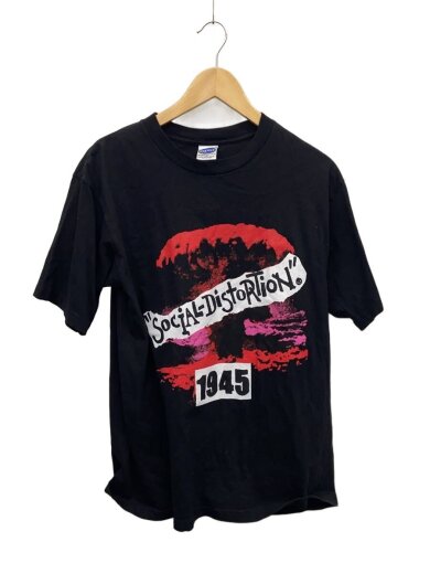 商品画像：Tシャツ/M/コットン/BLK/プリント/1945 Artwork Print Tee 1