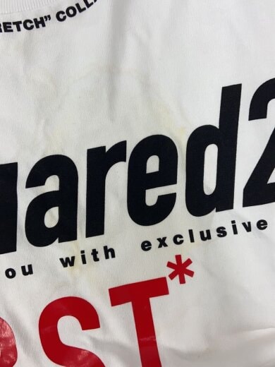 商品画像：Tシャツ/S/コットン/WHT/プリント/S74GD1410 D20033/シミ汚れ有// 7