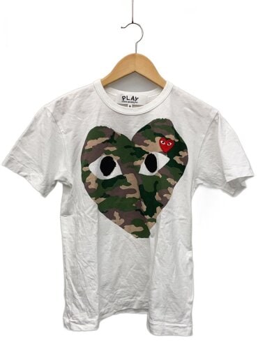 商品画像：Tシャツ/M/コットン/WHT/プリント/AX-T242 1