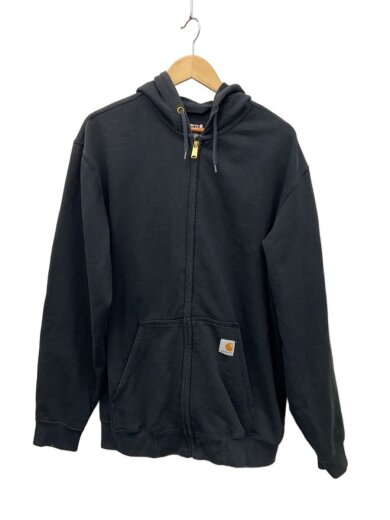 商品画像：ジップパーカー/L/コットン/BLK/TS0122-M 1