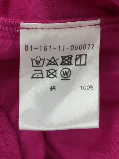 画像：ESTNATIONノースリーブティアードワンピース/コットン/ピンク/無地/81-161-11-0500723