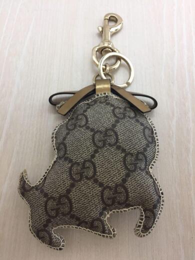 画像：GUCCIキーホルダー/--/GRY/総柄2