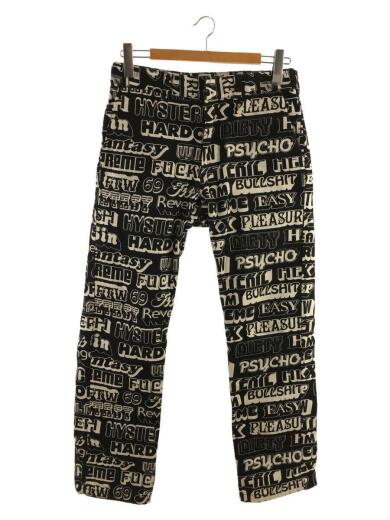 画像：Supreme × HYSTERIC GLAMOUR×HYSTERIC GLAMOUR/Text Work Pant/ボトム/30/コットン/BLK/総柄1