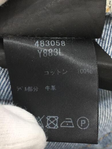 画像：SAINT LAURENT17AW/バックポケット刺繍/ボトム/29/コットン/IDG/483058 Y883L6