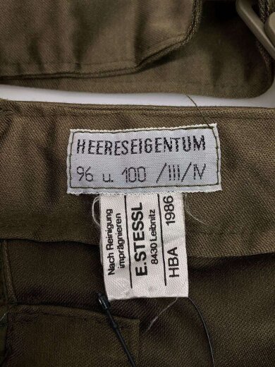 商品画像：80s/オーストラリア軍/オーバーオール/サスペンダー/裏地キルティング/KHK// 4