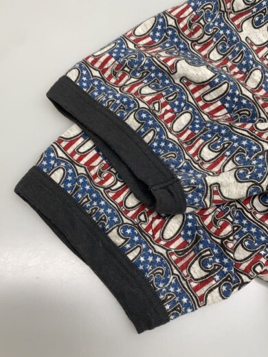 商品画像：Tシャツ/L/コットン/SLV/総柄/4CS-1003/リンガー/スウェット// 5