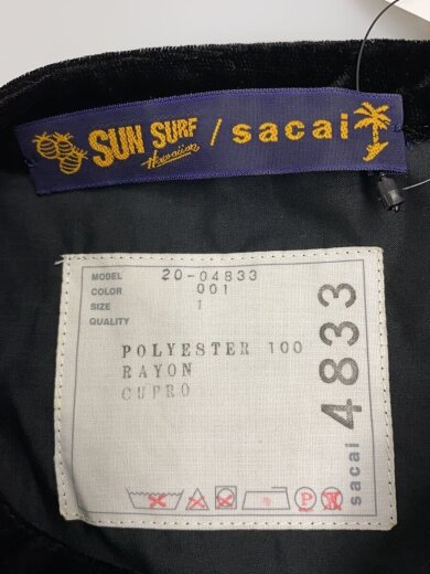 商品画像：20SS/ベロア/バックプリーツ/半袖カットソー/1/ポリエステル/GRY/総柄/20-04833// 3