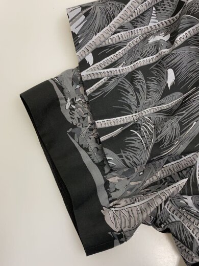 商品画像：20SS/ベロア/バックプリーツ/半袖カットソー/1/ポリエステル/GRY/総柄/20-04833// 4