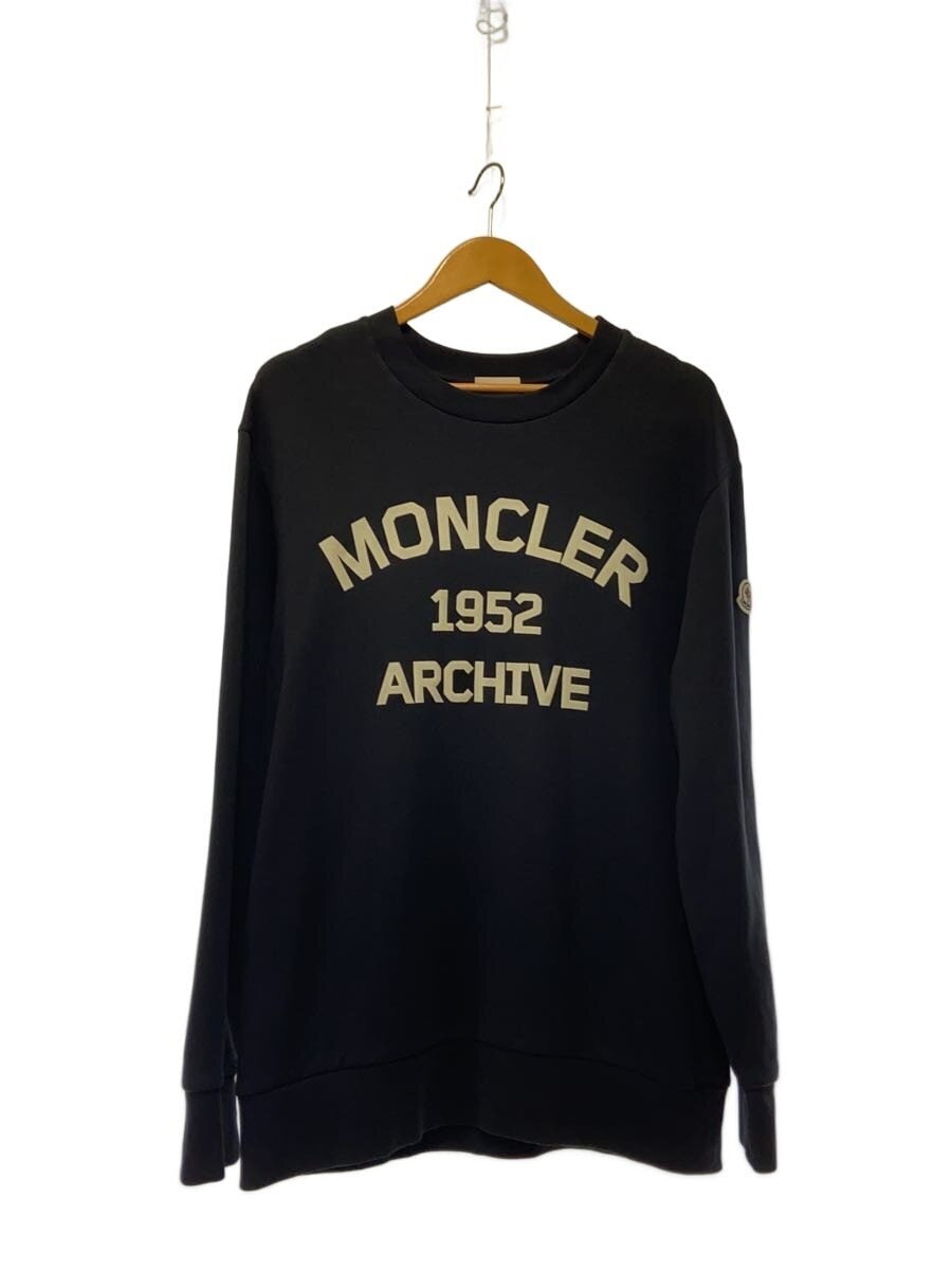 MONCLER / 1952 Archive sweatshirt/スウェット/L/コットン/BLK/J20918G00026-89A8F