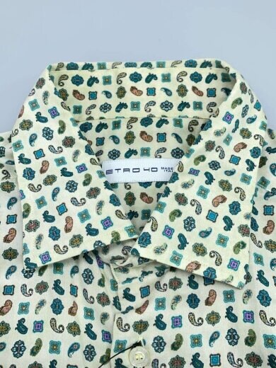 画像：ETRO長袖シャツ/40/コットン/ペーズリー/161-11451-47296