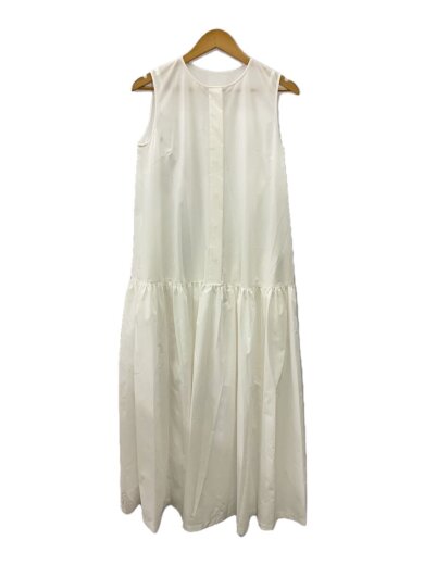 商品画像：ノースリーブワンピース/38/ポリエステル/WHT/無地/74265821 1