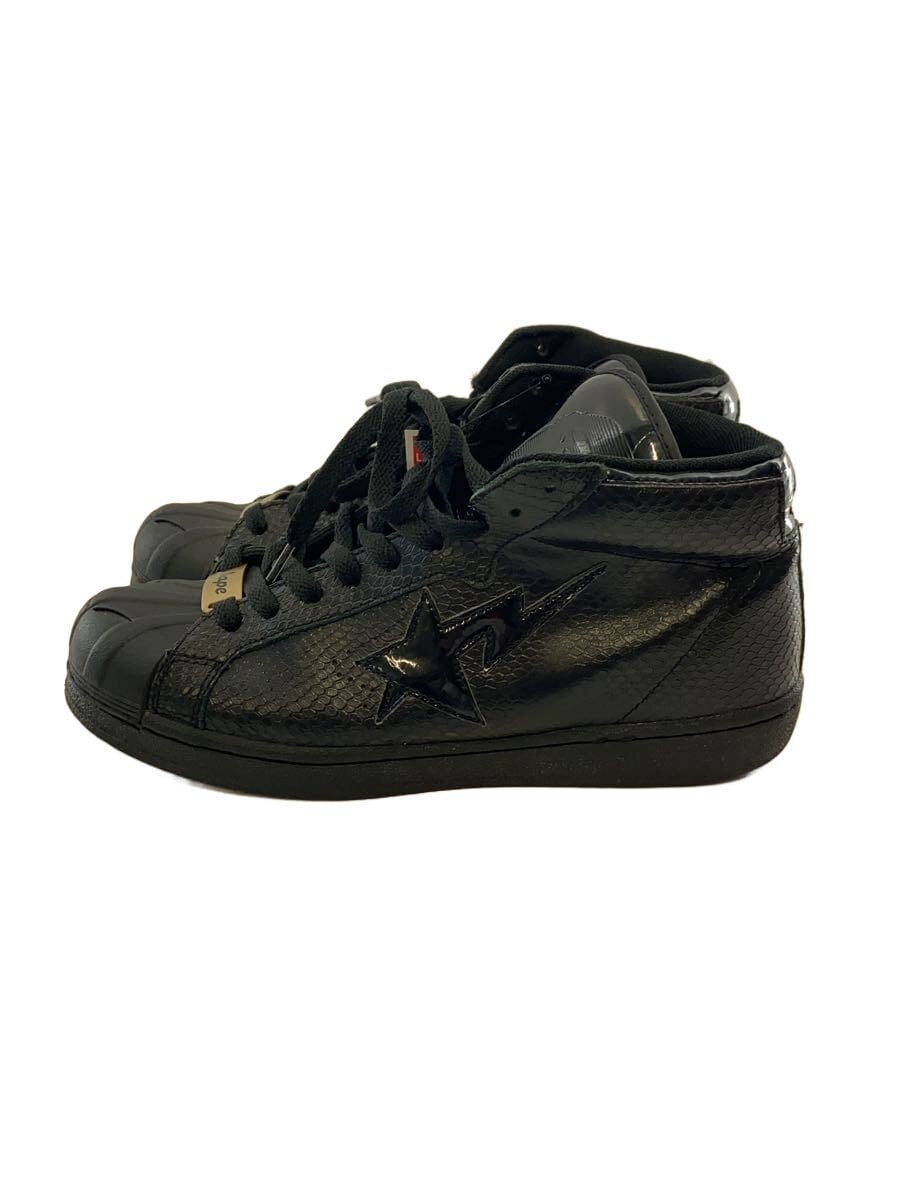 BAPE STA! / ハイカットスニーカー/25.5cm/BLK/レザー