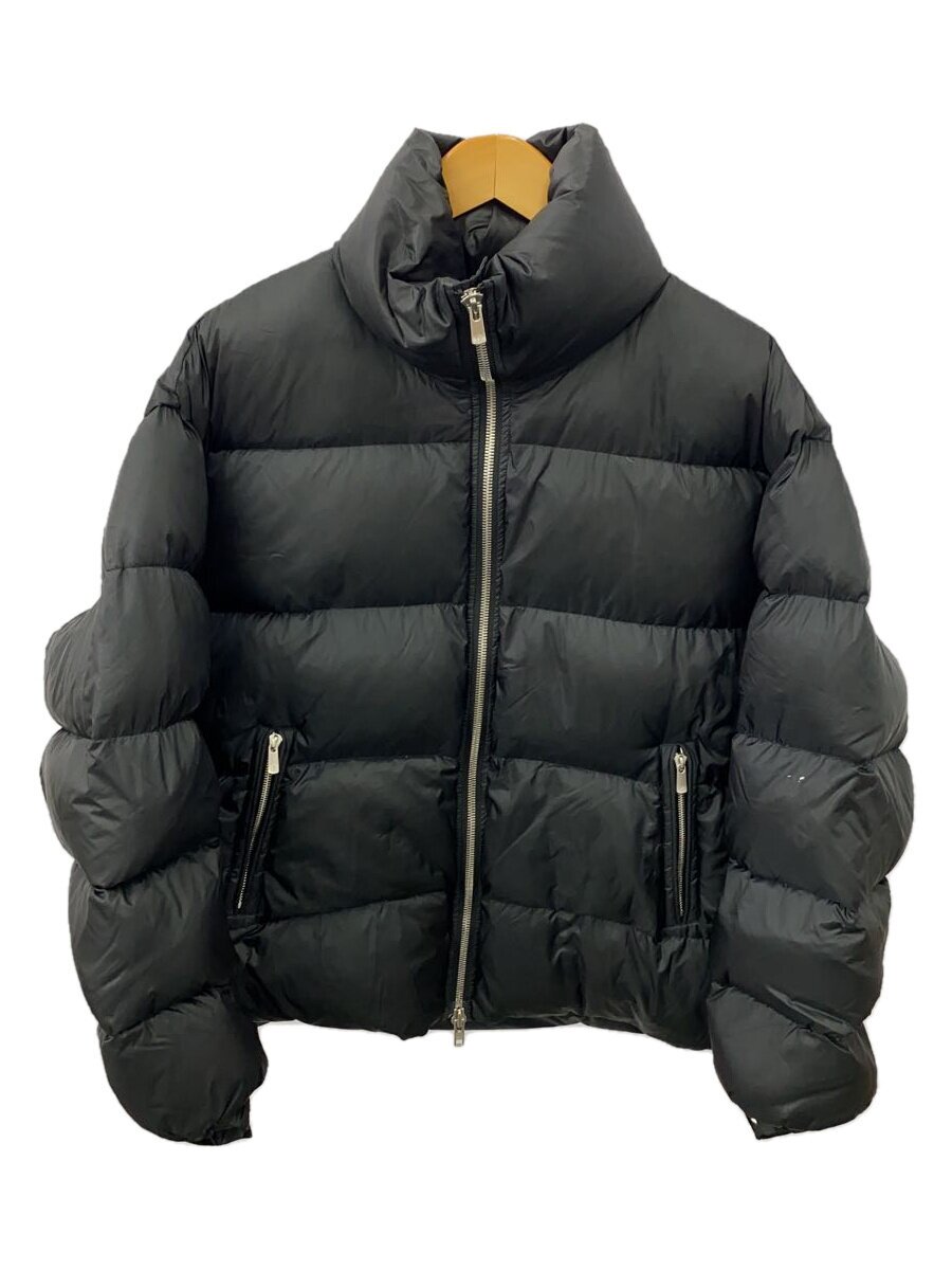 FUMITO GANRYU / 22AW/2WAY DOWN JACKET/左袖穴有/1/ポリエステル/BLK/無地/FU8-BL-03