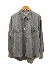 90～00s/長袖シャツ/XL/コットン/GRY
