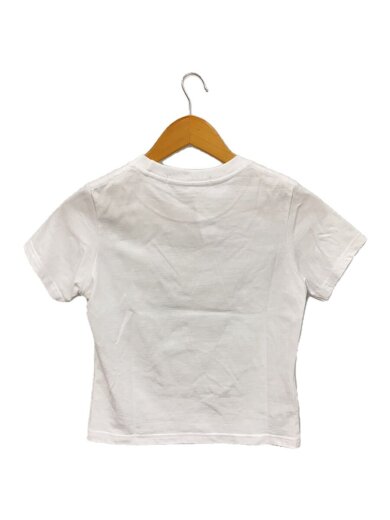 商品画像：Tシャツ/XS/コットン/WHT/EMBROIDERED LOGO CROPPED TSHIRT// 2