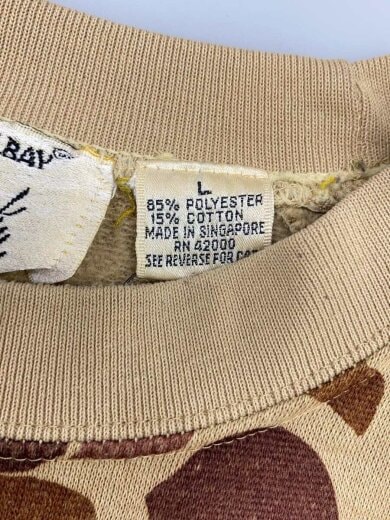 画像：その他ブランド80s/DUCK BAY/スウェット/L/コットン/マルチカラー/カモフラ4