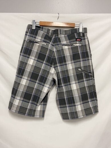 商品画像：ショートパンツ/32/コットン/GRY/チェック 2