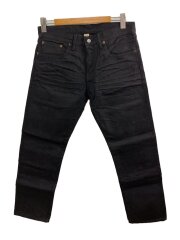 LOW STRAIGHT/ボトム/32/デニム/BLK