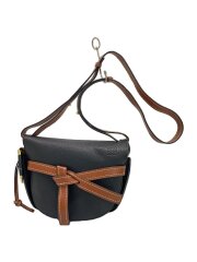 ゲートバッグ/スモール/ショルダーバッグ/レザー/BLK