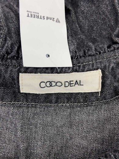 商品画像：24AW/デニムフリルブラウス/半袖ブラウス/2/コットン/GRY/74518091 3