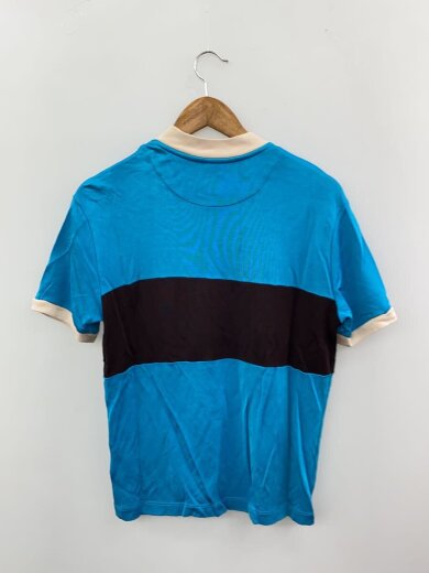 商品画像：ハーフジップ半袖カットソー/S/レーヨン/BLU// 2