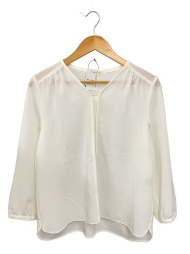 商品画像：長袖ブラウス/11/ポリエステル/WHT/IH-0800383// 1