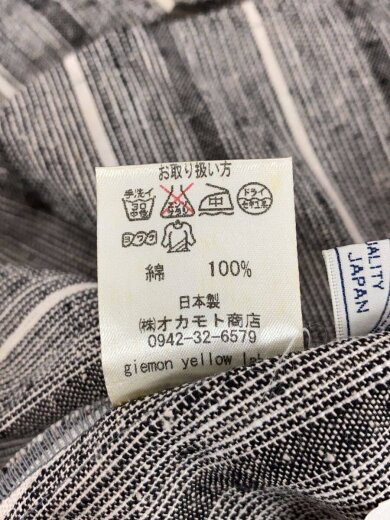 商品画像：儀衛門/久留米絣/半袖ワンピース/--/コットン/BRW/ストライプ// 4