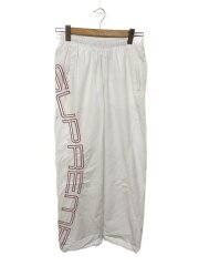 25SS/Spellout Embroidered Track Pants/ボトム/S/ナイロン/WHT