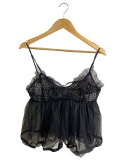Shining Tiered Camisole Tunic/キャミソール/ポリエステル/BLK/21251315307