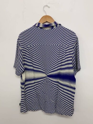 商品画像：Psychedelic Check Shirt/半袖シャツ/M/レーヨン/BLU/1110165// 2