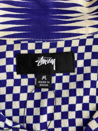 商品画像：Psychedelic Check Shirt/半袖シャツ/M/レーヨン/BLU/1110165// 3