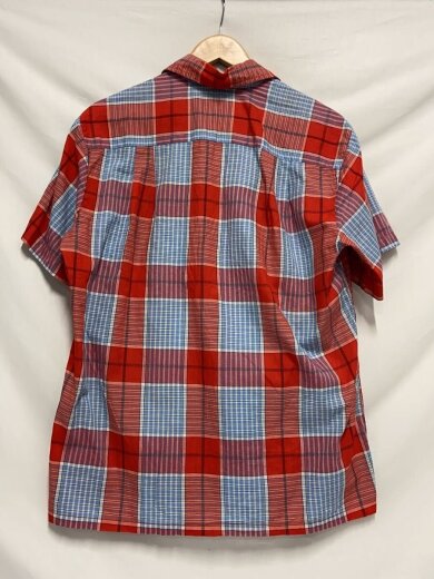 商品画像：60s/汚れ有/半袖シャツ/--/コットン/RED/チェック// 2