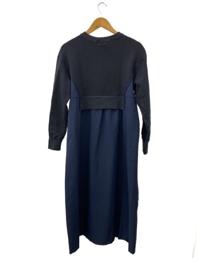 商品画像：USU GALLERY/長袖ワンピース/2/コットン/NVY/23A-MT-9 2