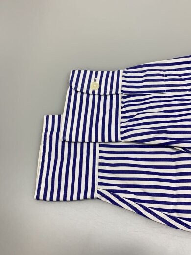 商品画像：長袖シャツ/6/コットン/NVY/ストライプ⑤ 4