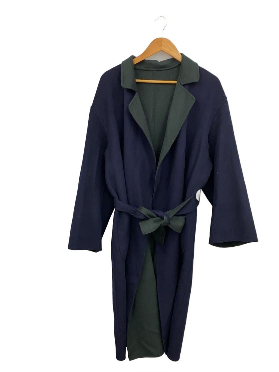 6(ROKU) BEAUTY & YOUTH UNITED ARROWS / DOUOBLE REVER GOWN COAT/ウール/NVY/8625-104-0141